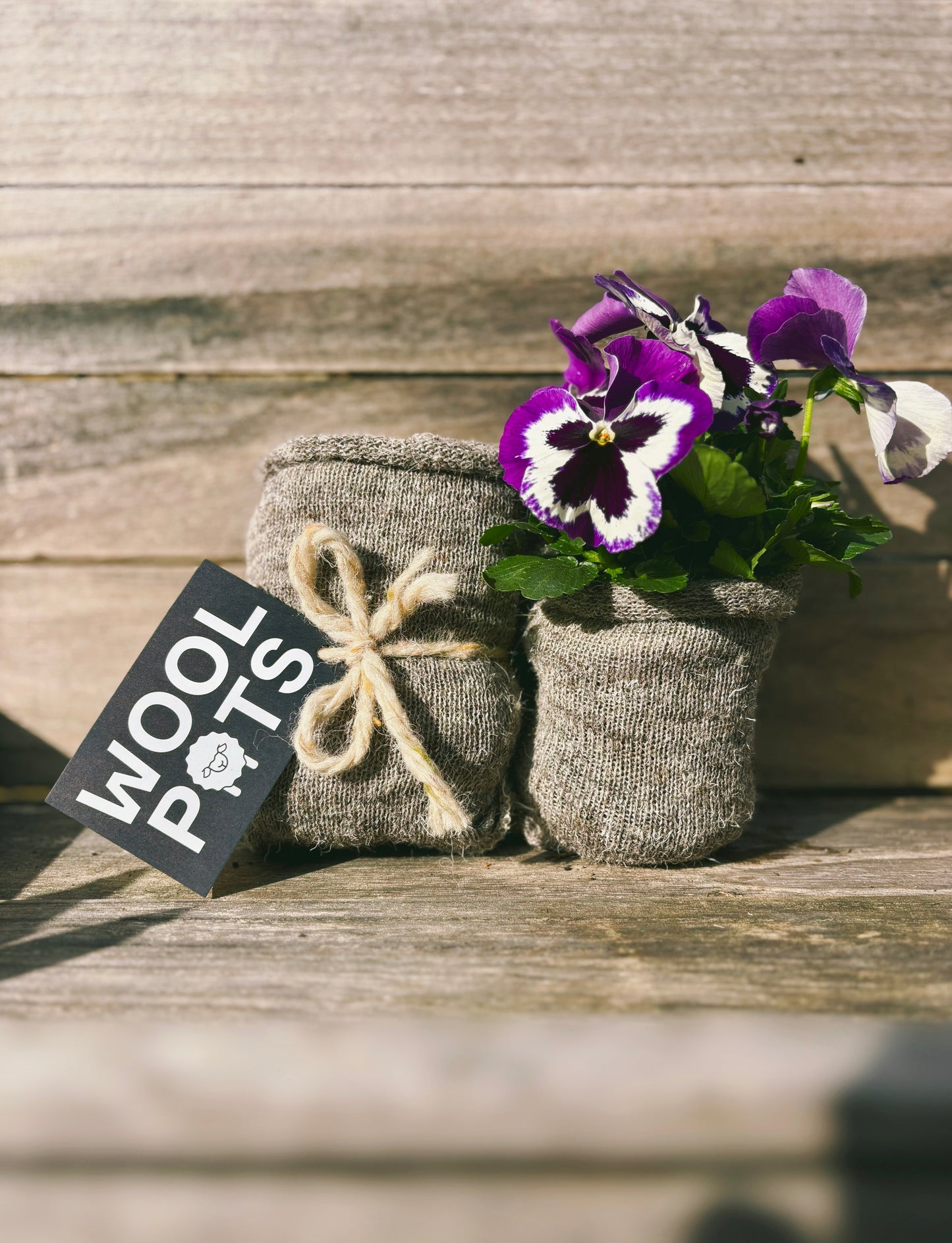 Pack of 10 Wool Pots